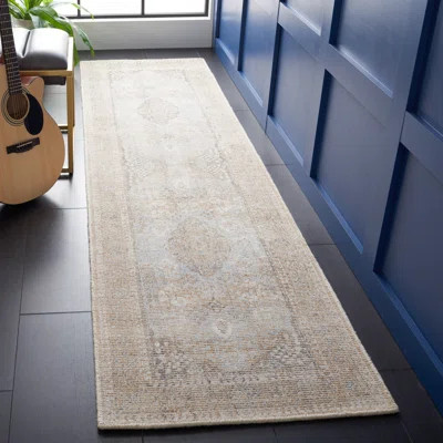 Oakland Oriental Hand Loom Beige /Sand Area Rug | Wayfair North America