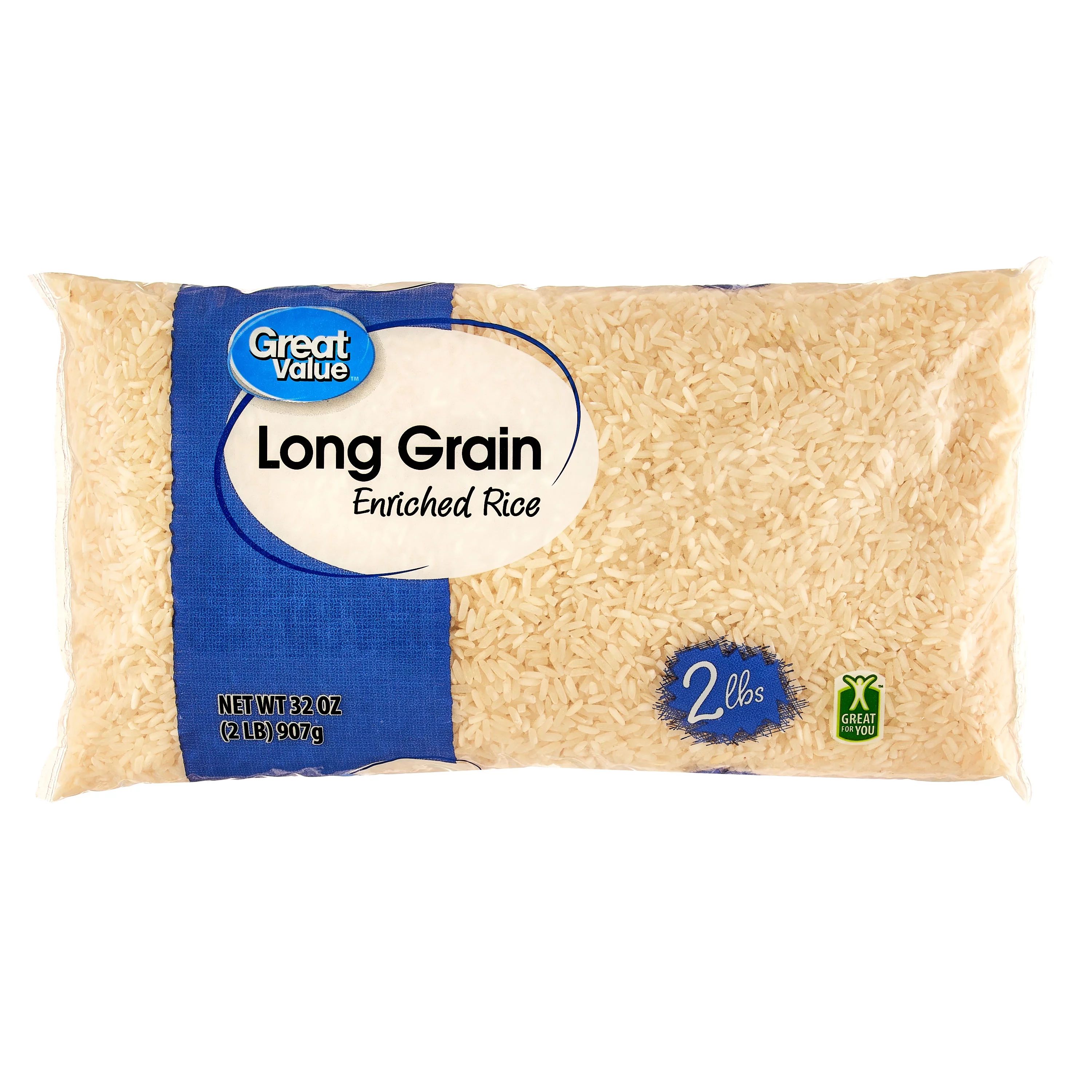 Great Value Long Grain Enriched Rice, 32 oz | Walmart (US)