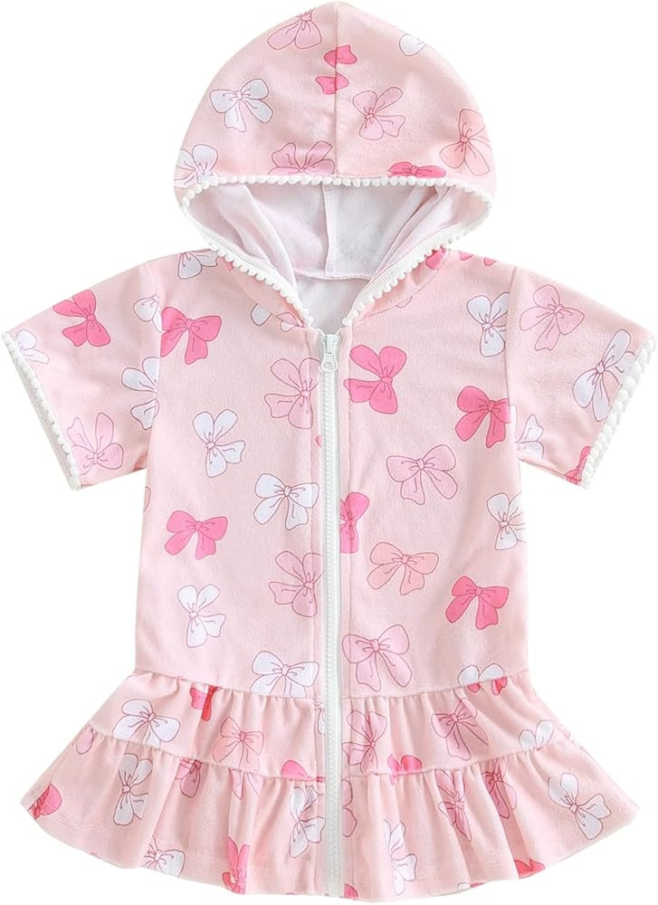 Toddler Little Girl Swim Cover Up Beach Towel Robe Bathing Suit Cover Ups Swimsuit Summer Baby Be... | Amazon (US)