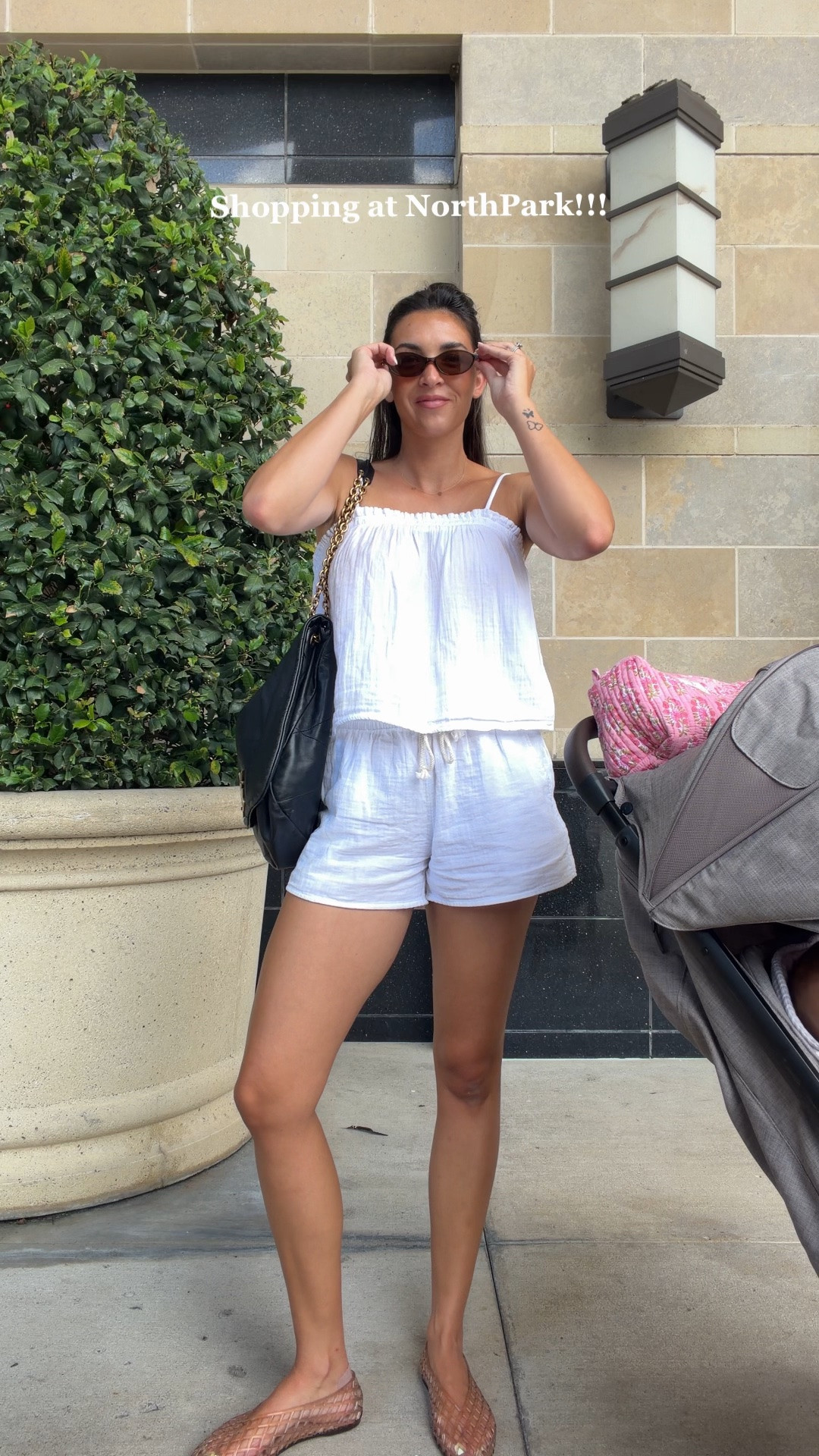Wearing a small in top and medium in shorts but could have done small! Also have the pants version in a small!