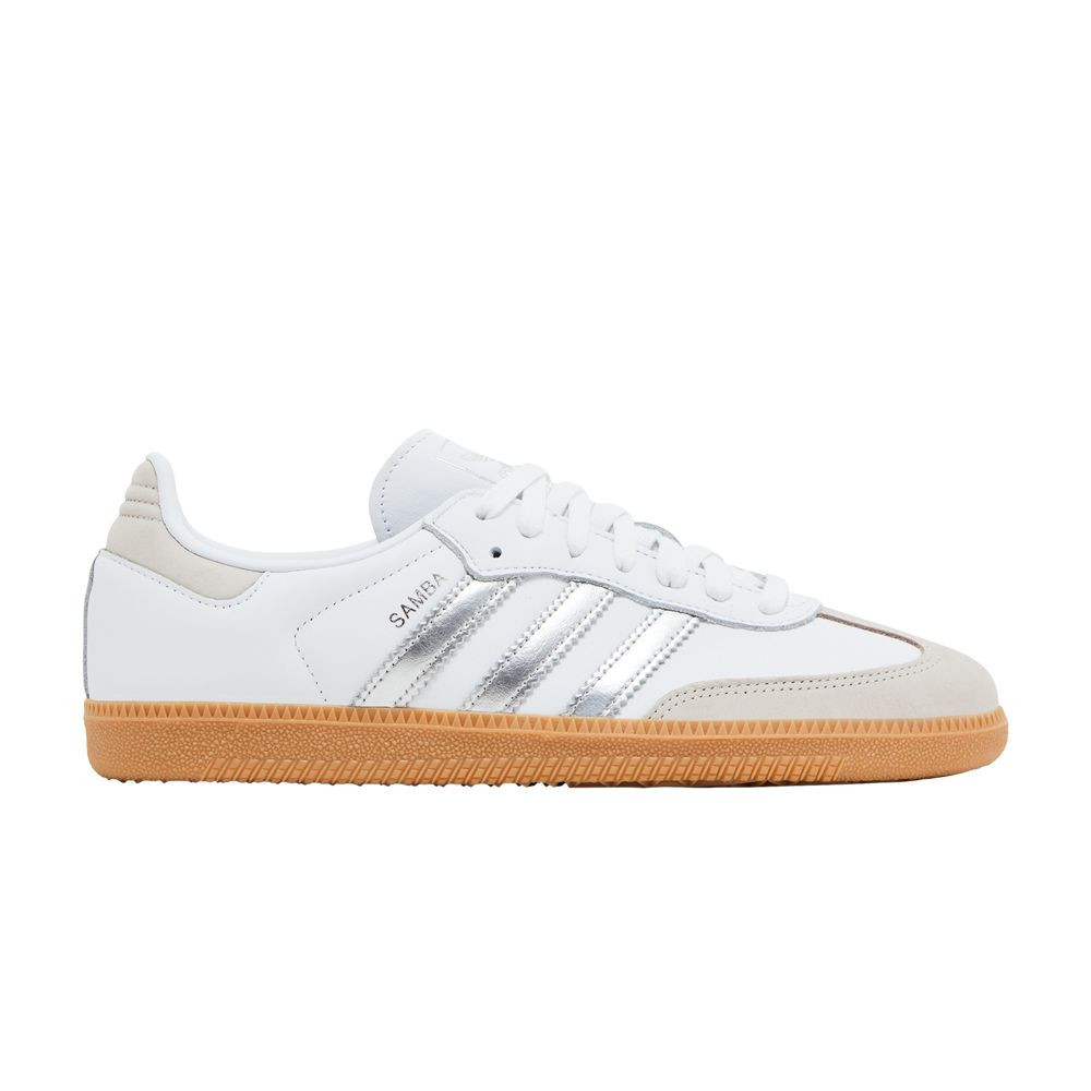 Wmns Samba OG 'White Silver Metallic Grey' | GOAT