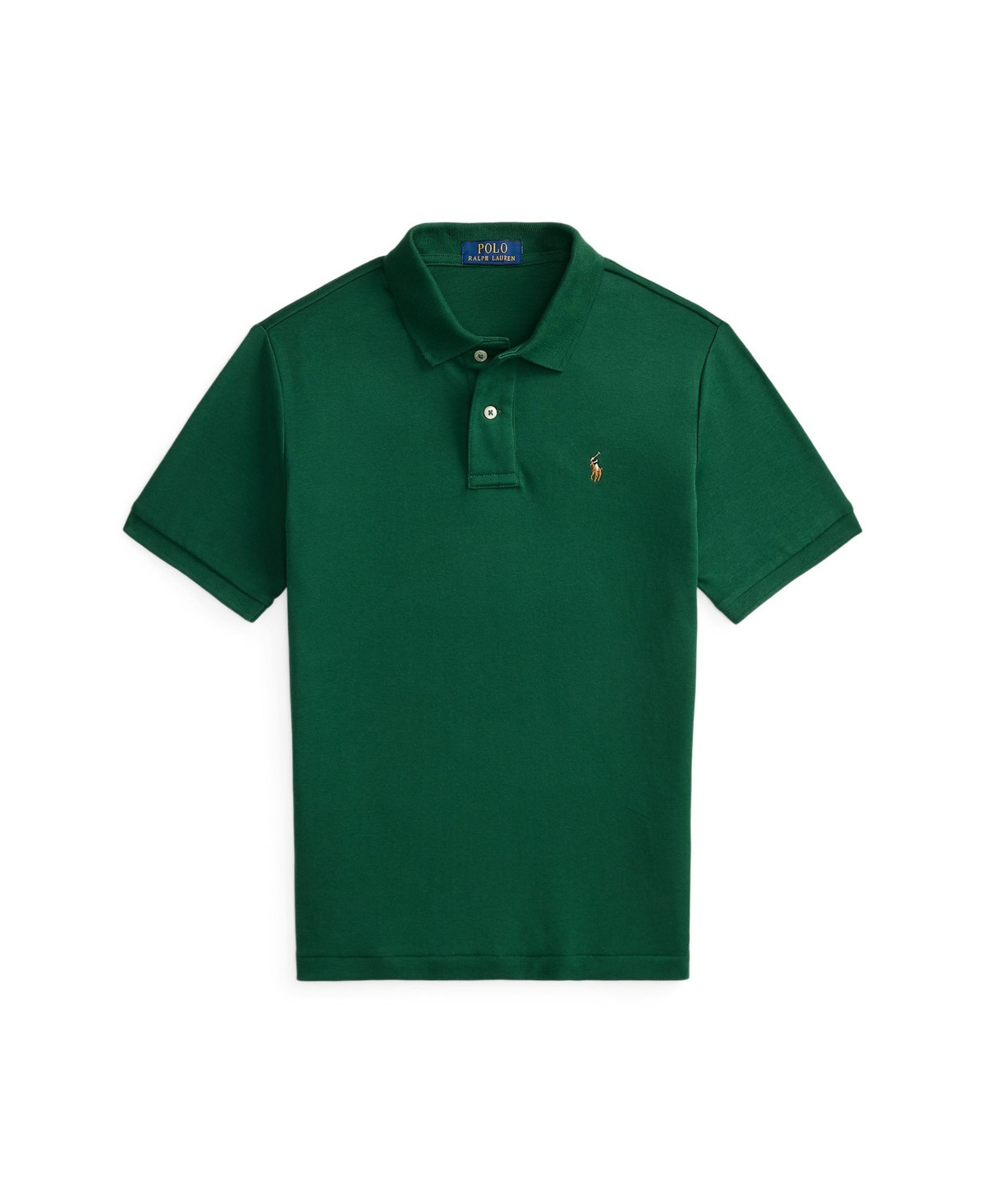Polo Ralph Lauren Big Boys Soft Cotton Polo Shirt - Green | Macy's