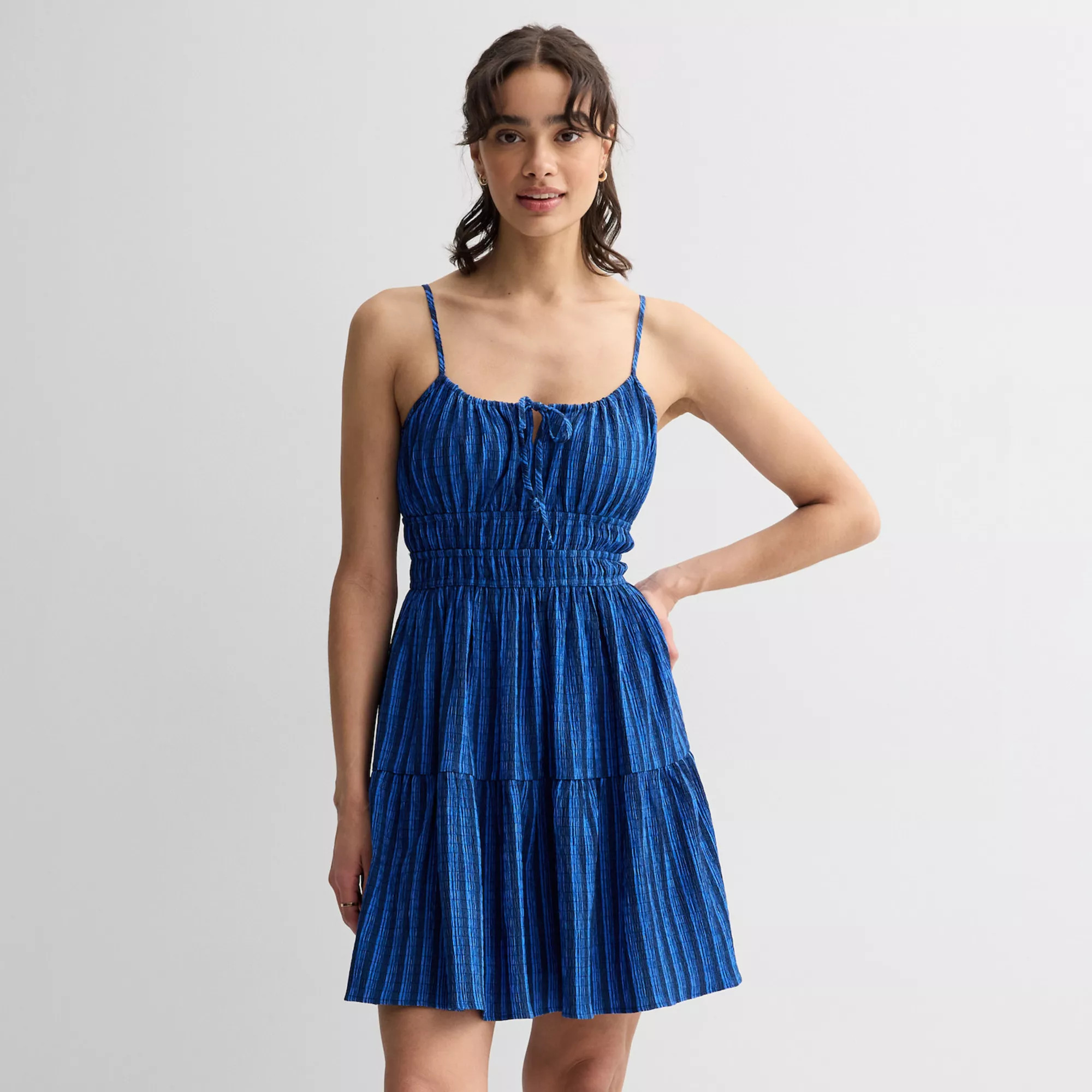 Juniors' Rewind Strappy Short Dress | Kohl's