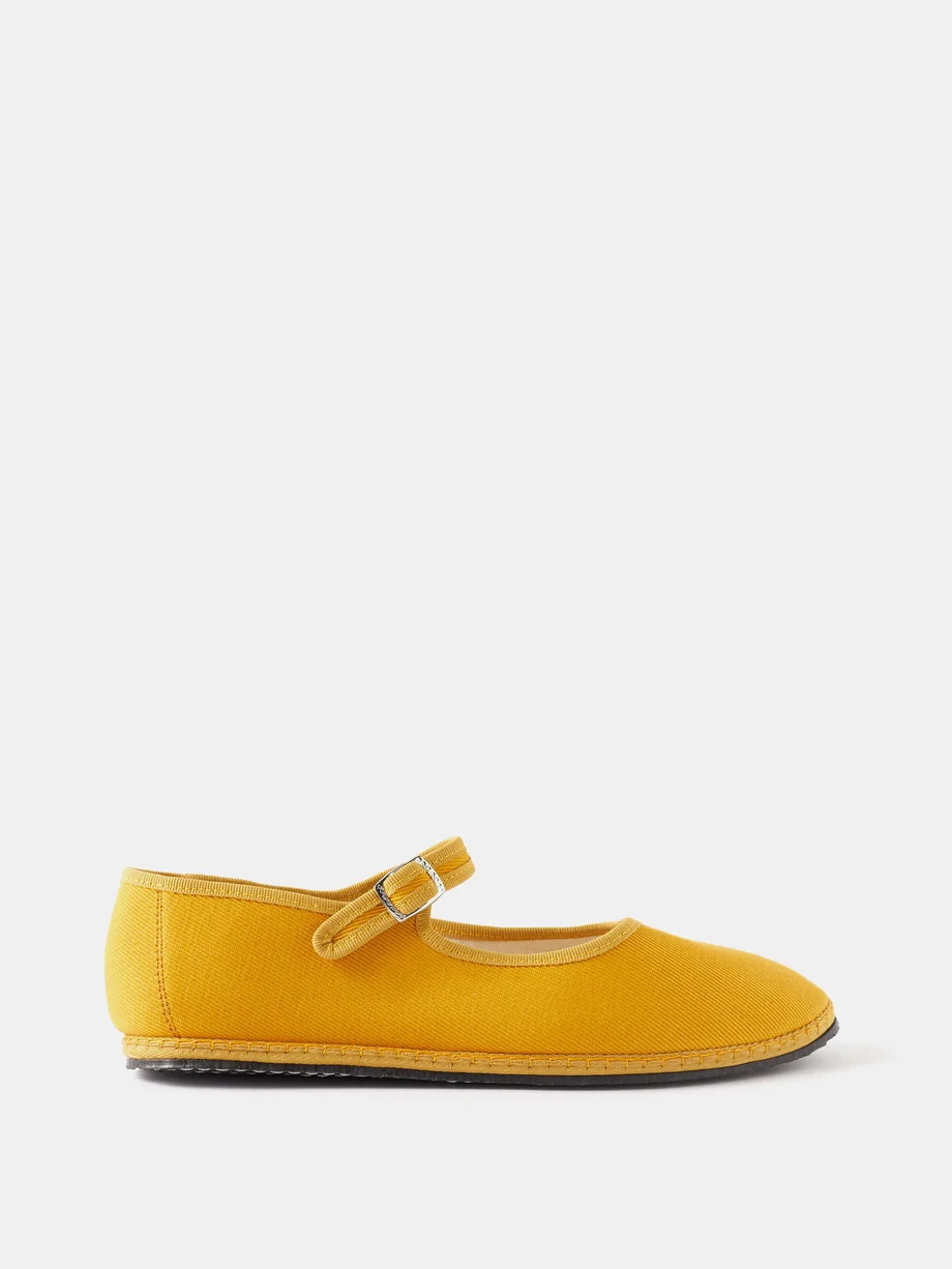 Cotton-twill Mary Jane flats | Vibi Venezia | Matches (US)