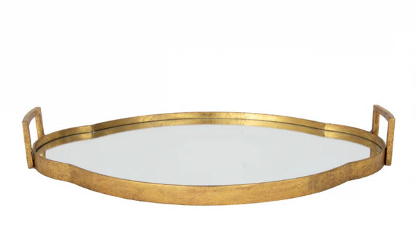 Gold Decorative Tray | Greene & Co Interiors