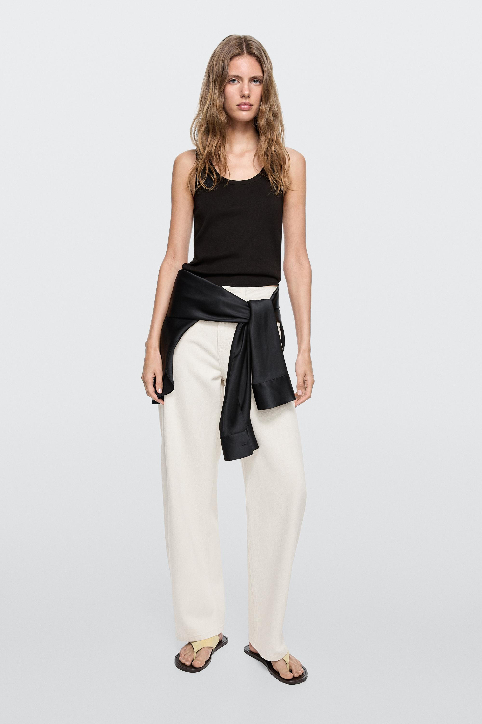 High-waist barrel fit jeans | Massimo Dutti UK