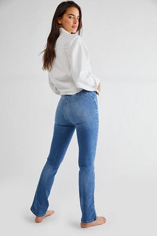 Cross My Heart Slim Straight Jeans | Free People (Global - UK&FR Excluded)