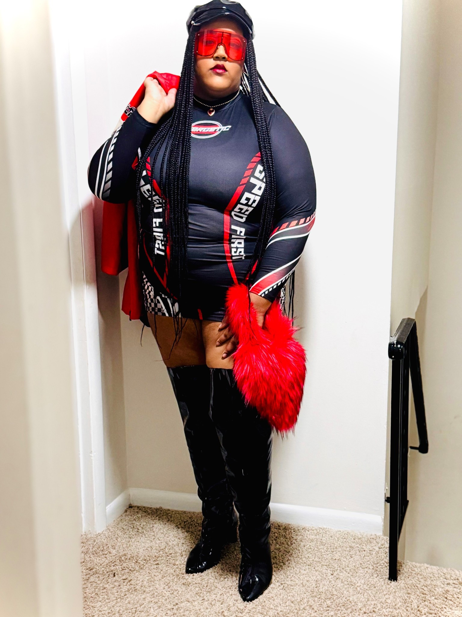 Edgy but make it plus size ❤️‍🔥 
Boots: Fashion To Figuree

#LTKStyleTip #LTKPlusSize #LTKParties
