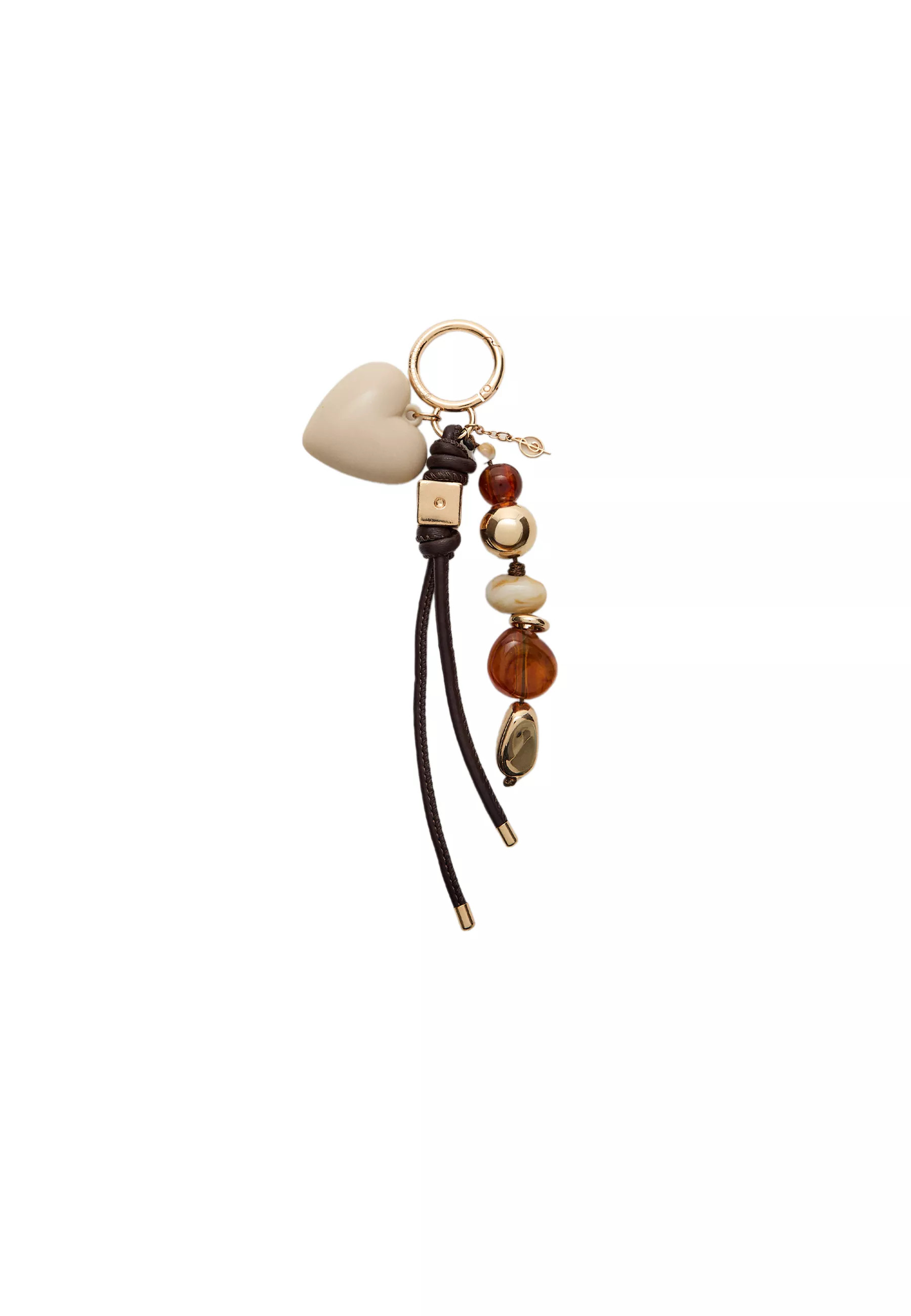 Porte-clés breloque cœur à perles - Latest trends femme | Stradivarius France | Stradivarius (FR)