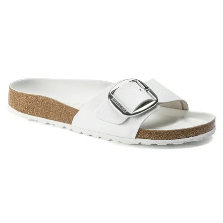 Birkenstock Madrid Big Buckle Narrow Unisex Shoes Size 4, Color: White | Walmart (US)