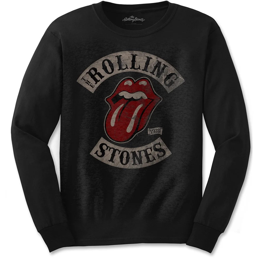 The Rolling Stones Unisex Long Sleeve T-Shirt Tour '78 (Large) | Walmart (US)
