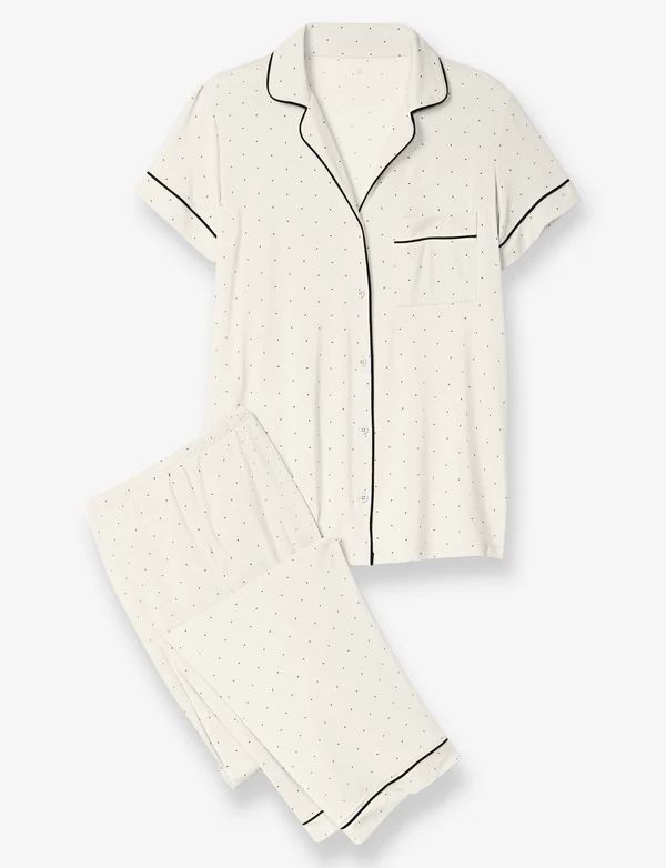 Women's Short Sleeve Top & Pant Pajama Set | Tommy John