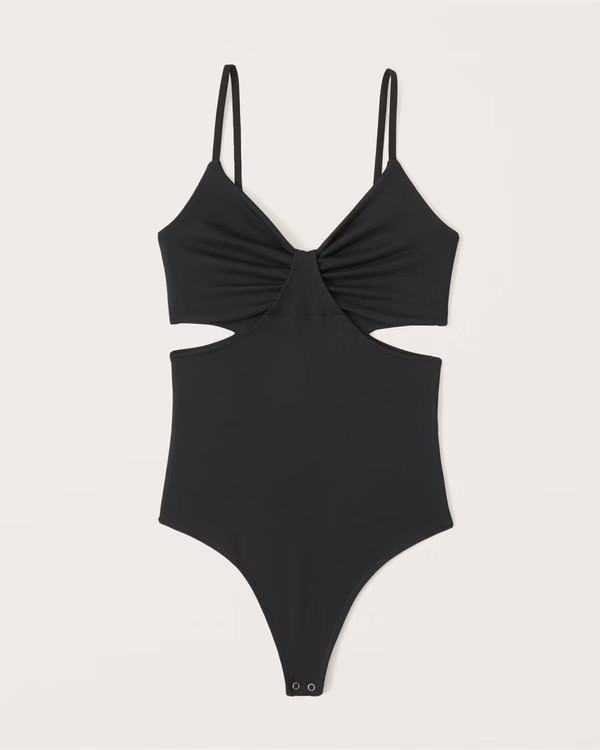 Seamless Cutout Cami Bodysuit | Abercrombie & Fitch (US)