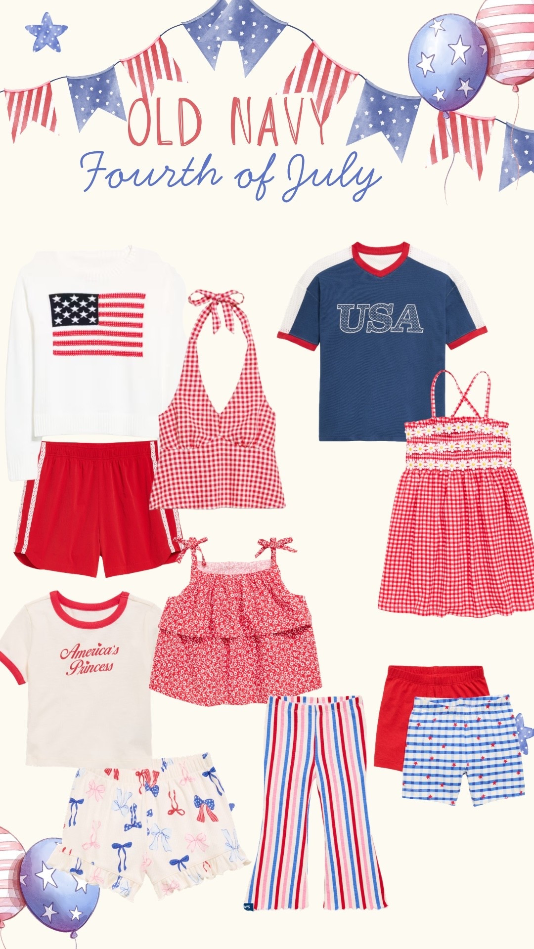 The cutest Fourth of July clothes from old navy for the whole fam

#LTKSeasonal #LTKKids #LTKootd