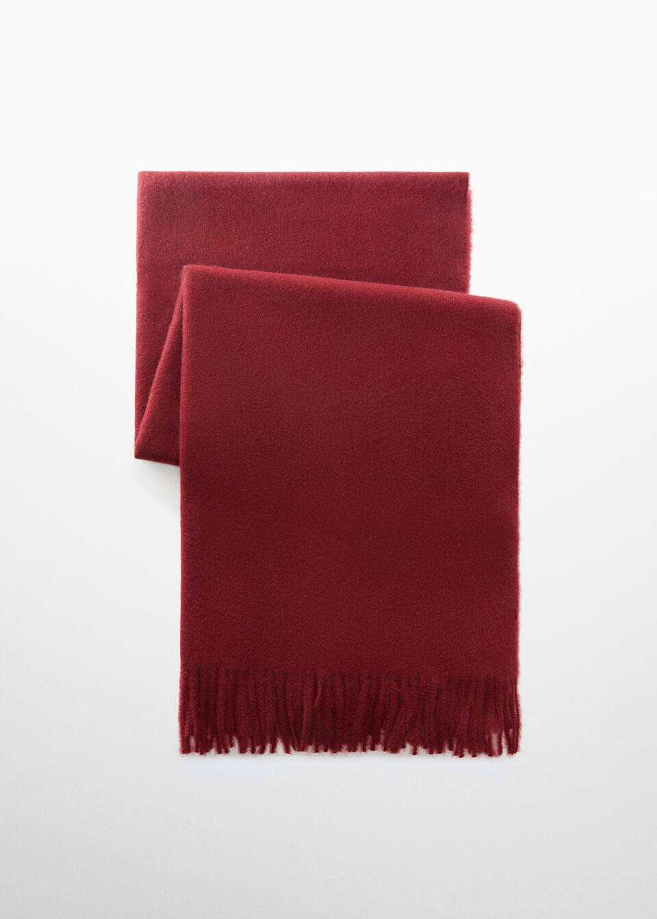 Fringed edge scarf -  Women | Mango United Kingdom | MANGO (UK)