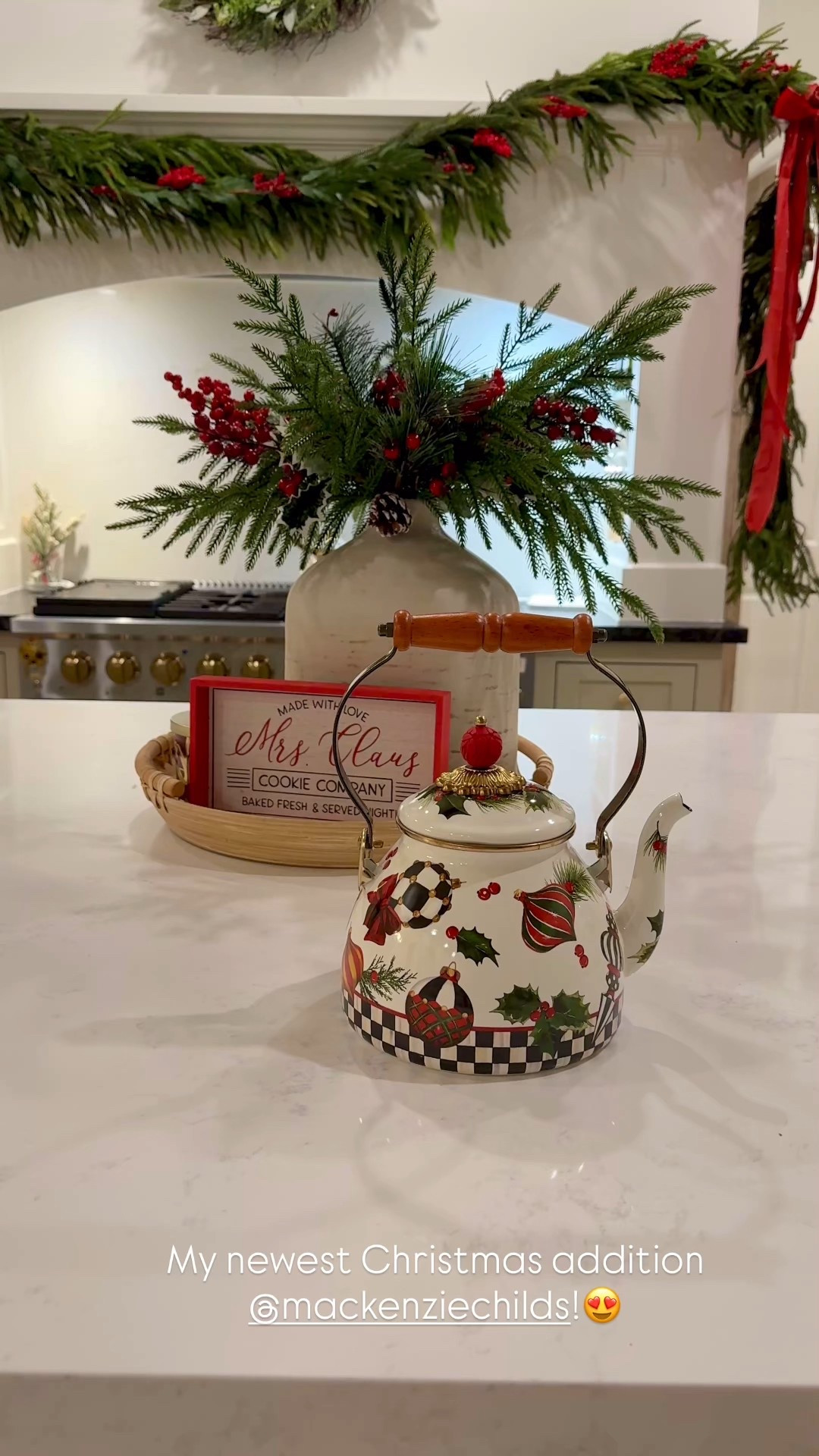 In love with this Christmas tea kettle from Mackenzie Childs. Get $20 first time purchase at QVC!

#LTKHoliday #LTKGiftGuide #LTKmomlife