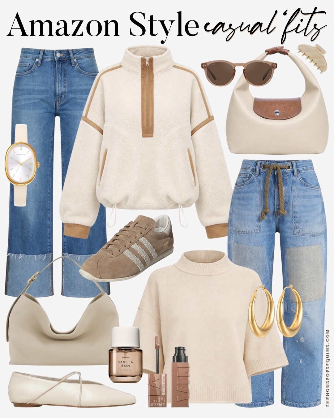 Shop Amazon spring outfit finds! Casual spring outfit, free people denim, short sleeve sweater, adidas sneakers, Mary Jane flats,  free people pullover and Longchamp bag look for less

Follow my LTK @thehouseofsequins on the @shop.LTK app to view this post and get my exclusive app-only content!

#liketkit 
@shop.ltk
https://liketk.it/63Hk5