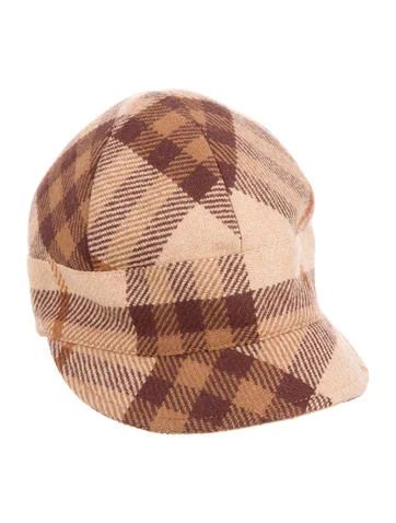 Burberry Nova Check Newsboy Hat | The Real Real, Inc.