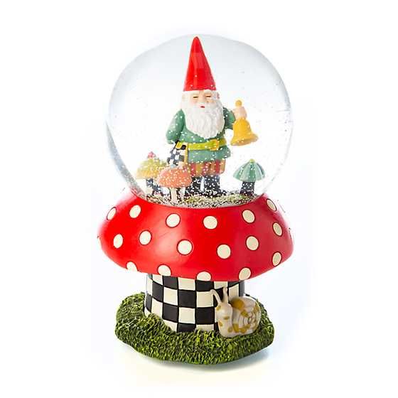 Woodland Gnome Snow Globe | MacKenzie-Childs