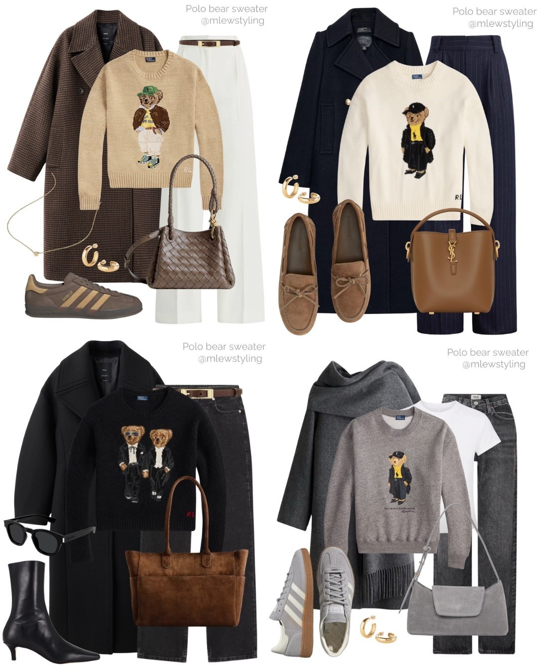 Polo bear sweater outfit ideas 🐻

Tags: Ralph Lauren jumper, winter outfit, holiday look, fall fashion 

#LTKootd #LTKHoliday #LTKGiftGuide