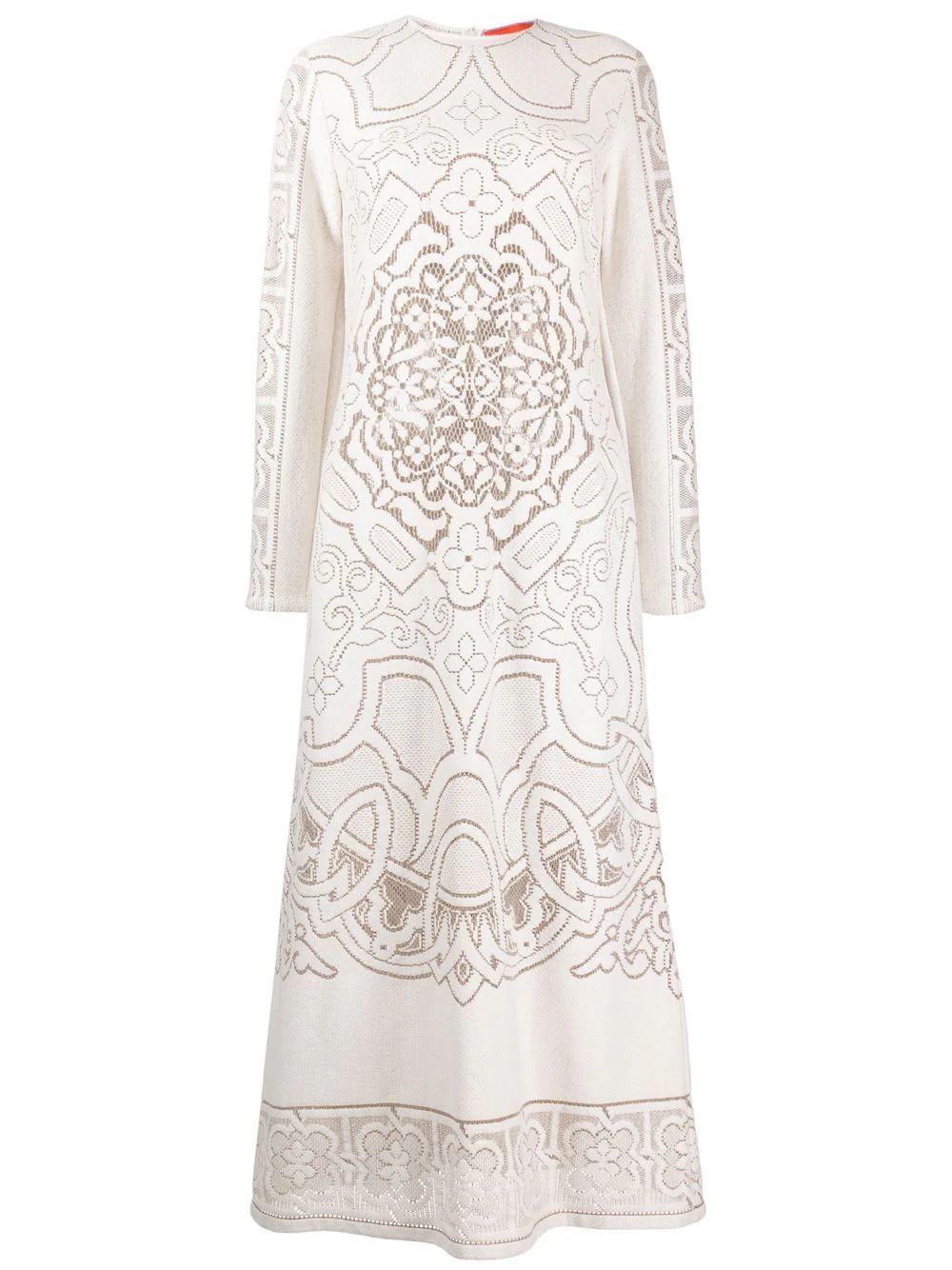 La DoubleJ Lacey maxi dress - White | Farfetch Global