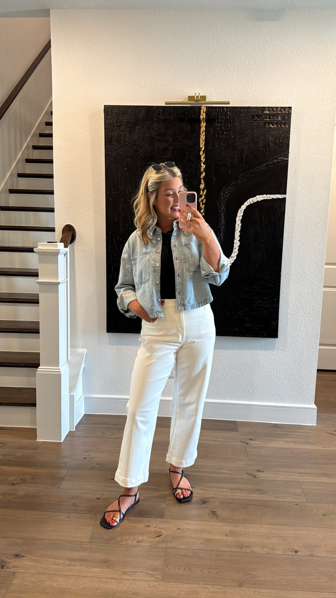 Mom outfit of the day for a back to school event 

#LTKMidsize #LTKStyleTip