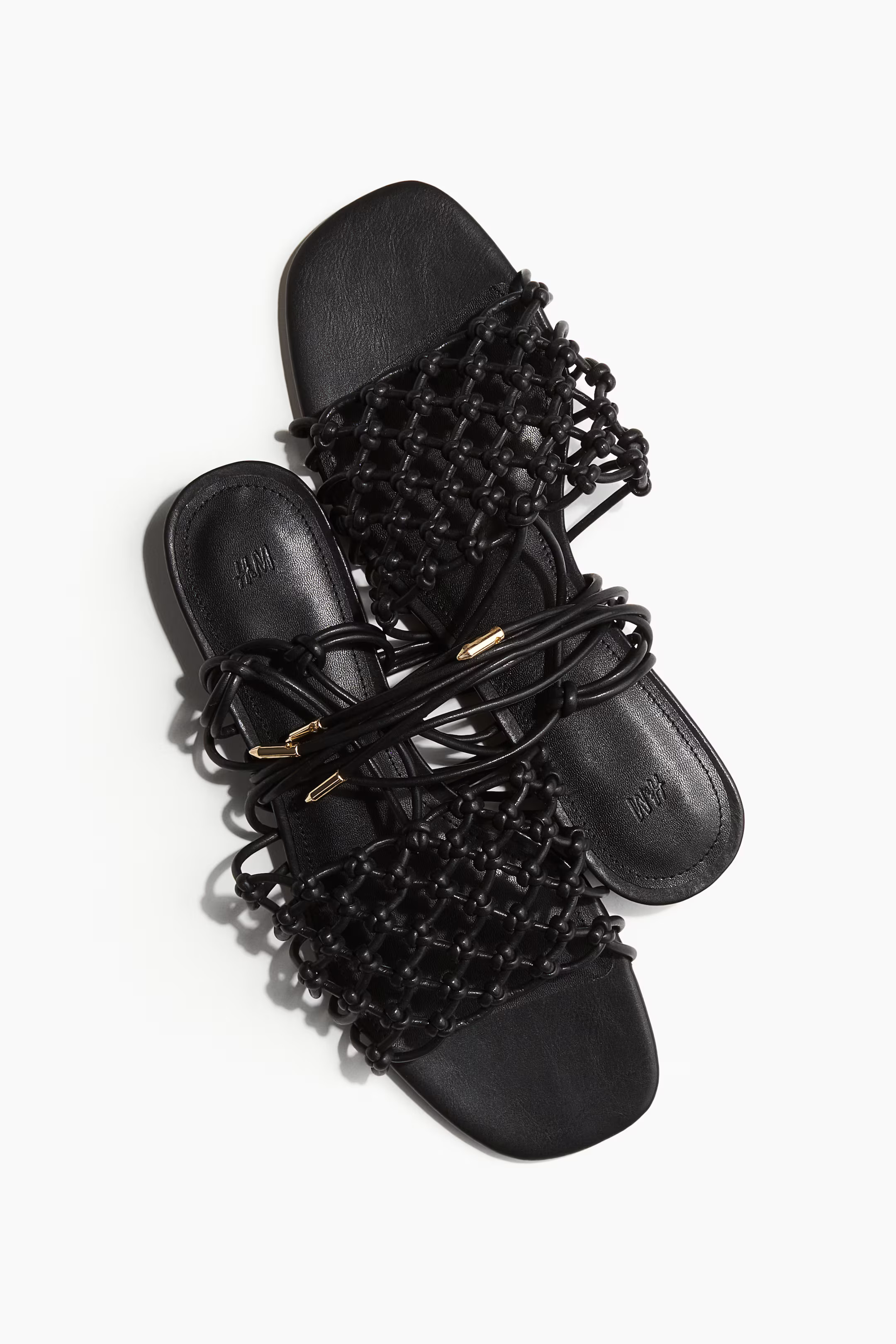 Sandalias de tiras - Tacón bajo - Negro - MUJER | H&M ES | H&M (FR, IT, ES, PT, BE)
