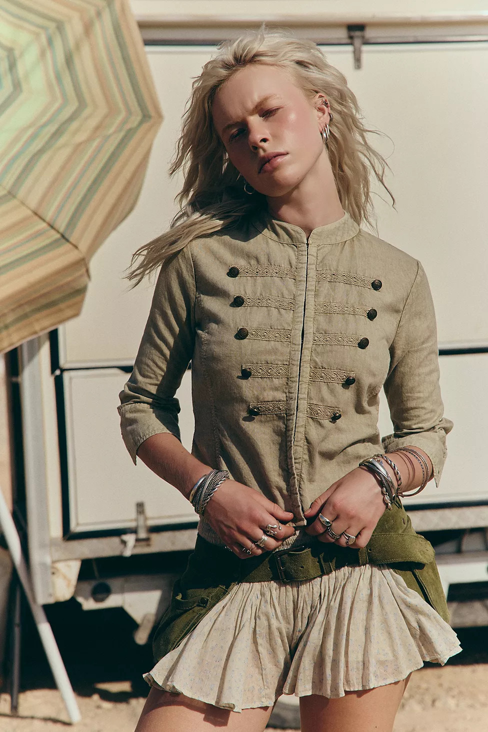 BDG Hazel Military Jacket | Urban Outfitters UK