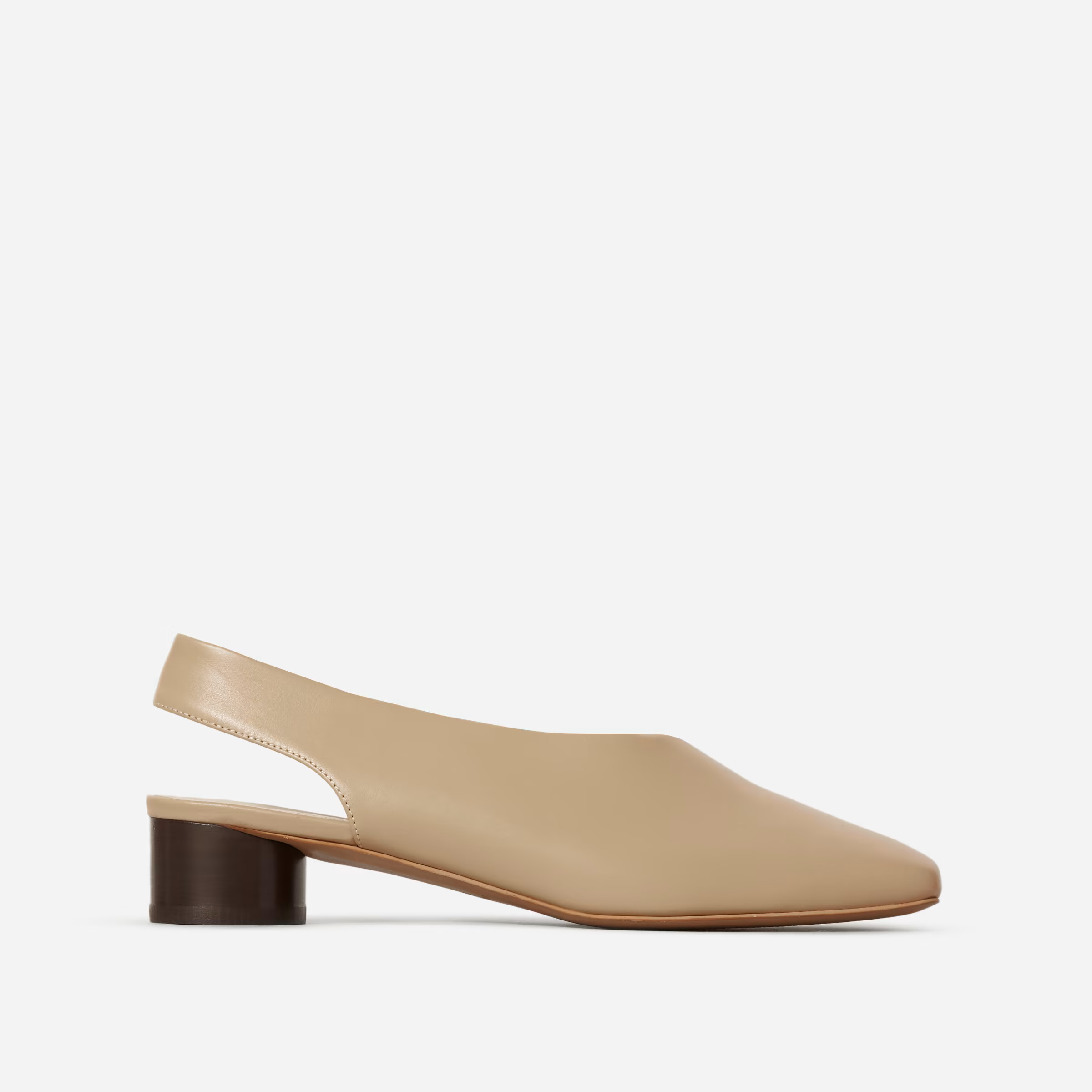 The Square Toe Slingback – $165 | Everlane