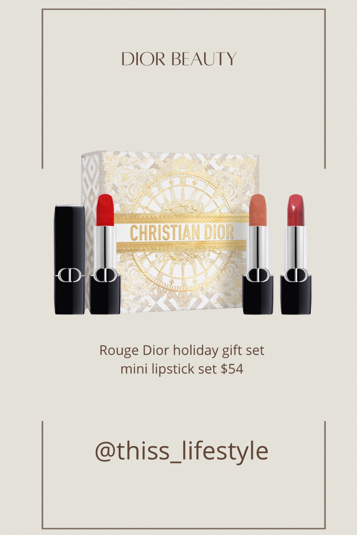 This Dior mini set is a perfect gift for that special person.

#LTKGiftGuide #LTKBeauty #LTKHoliday