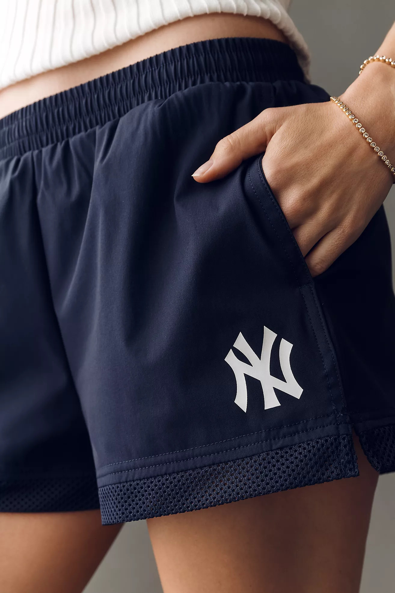 Mitchell & Ness MLB Mesh Drawstring Shorts | Anthropologie (US)