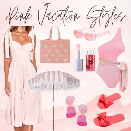 Pink Vacation Styles 

LTKunder100 / LTKunder50 / LTKbeauty / LTKshoecrush / LTKitbag / LTKsalealert / LTKstyletip / LTKhome / LTKswim / vacation outfits / vacation outfit / vacation style / vacation styles / vacation dress / vacation dresses / pink vacation outfit / pink vacation outfits / pink dress / pink outfit / pink outfits / sunglasses / pink sunglasses / pink umbrella / umbrella / beach umbrella / pink beach umbrella / pink one piece swimsuit / one piece / one piece swimsuit / swimsuit / swim / swimwear / pink swimsuit / fenty lip gloss / lip gloss / pink lip gloss / fenty beauty / pink handbag / pink straw handbag / pink sandals / pink earrings / Kate spade sandals / Kate spade New York / Amazon / Amazon dress / Amazon finds / Amazon style / Amazon find / pink lily swim / pink lily swimwear / Kate spade / Kate spade sandals / vacation / travel / sale / sale alert 

#LTKSeasonal #LTKFind #LTKtravel