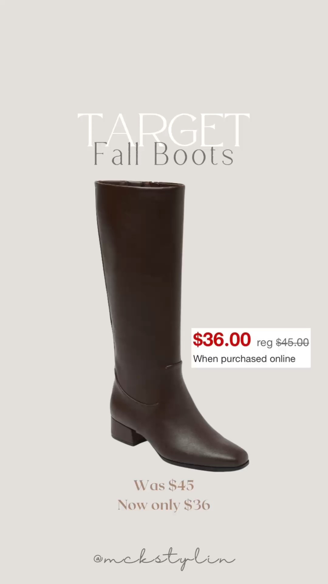 I love the heel height on these boots!! Comfort>all else 😉 gorgeous chocolate brown for fall and black!! Wear with faux leather leggings & dresses! 

#LTKStyleTip #LTKSaleAlert #LTKShoeCrush