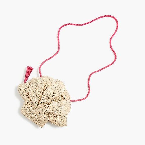 Girls' seashell straw bag | J.Crew Factory