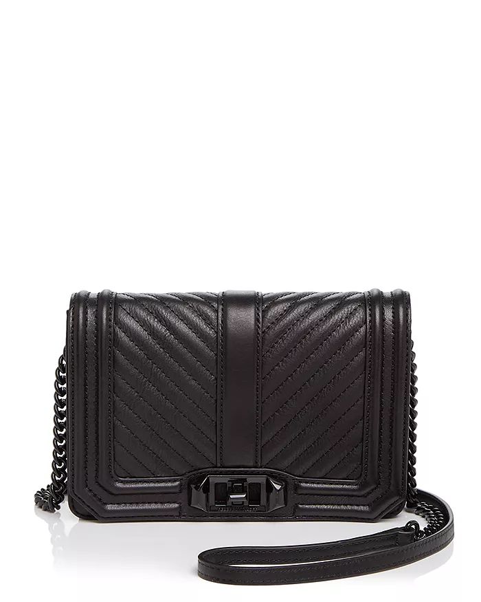 Rebecca Minkoff Love Chevron Quilt Small Leather Crossbody  Back to results -  Handbags - Bloomin... | Bloomingdale's (US)