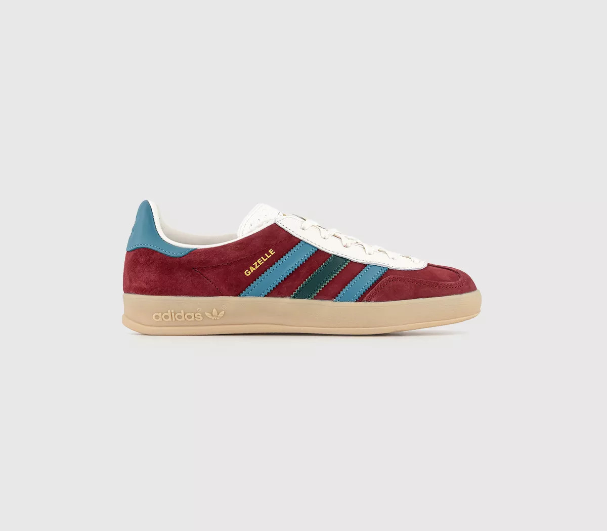 adidas Gazelle Indoor Trainers Collegiate Burgundy Artic Fusion Collegiate Green - Men's Trainers | Offspring (UK)