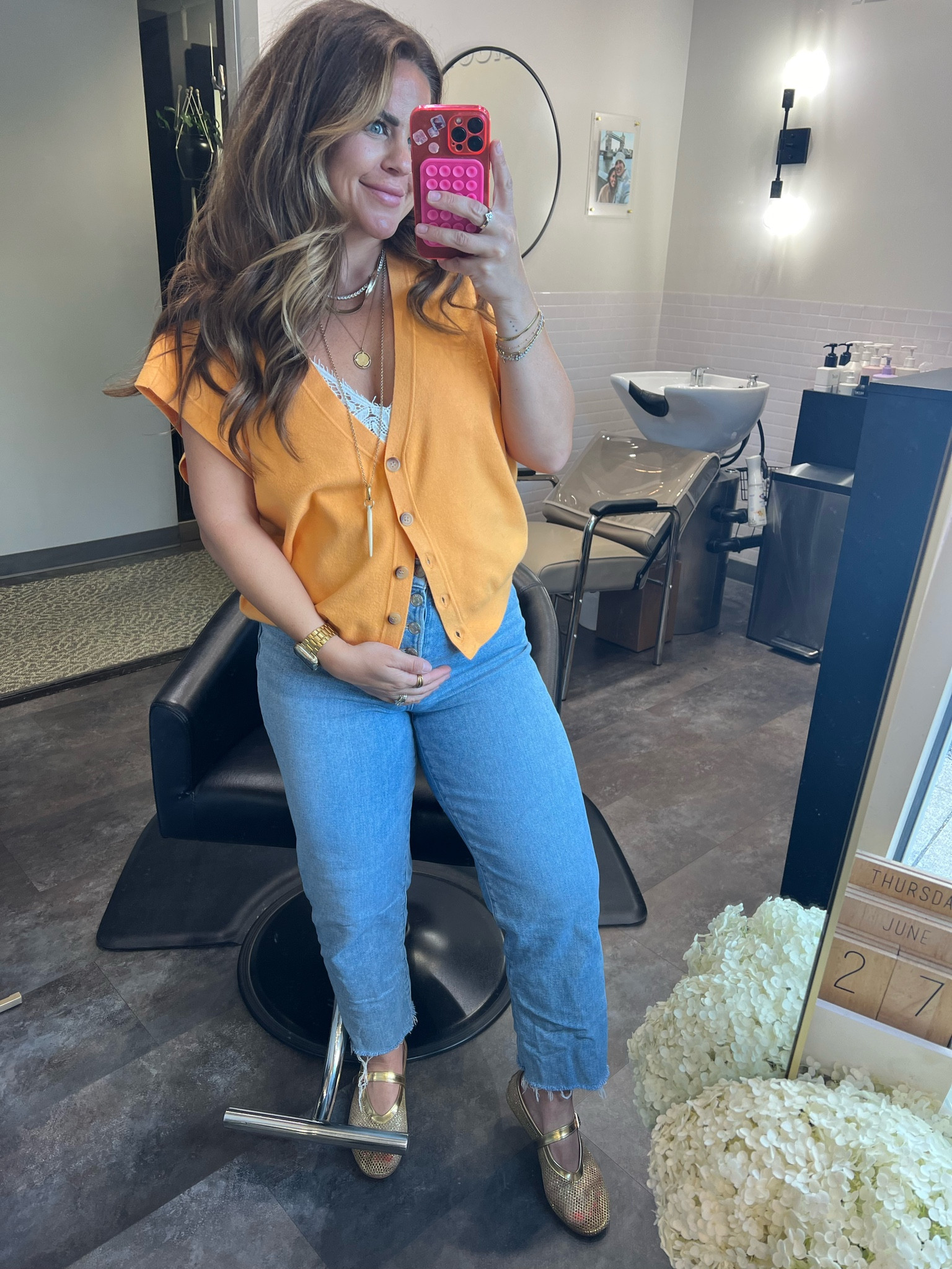 This vest on repeat ✨🍊

#LTKStyleTip #LTKBump #LTKShoeCrush