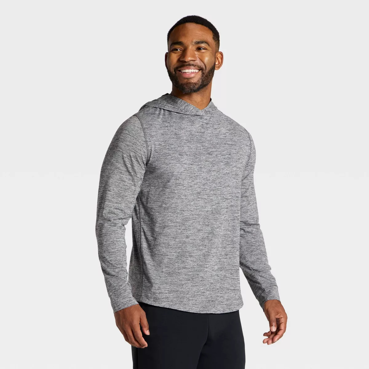 Men's Long Sleeve Soft Stretch Hooded Top - All In Motion™ | Target