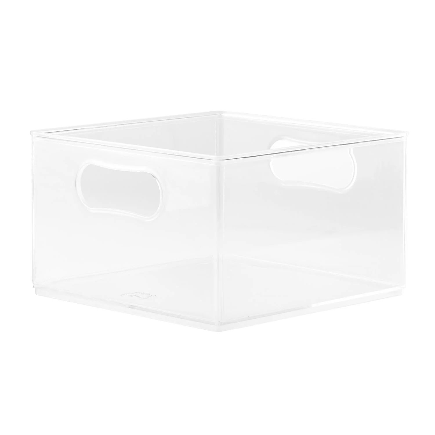 The Home Edit Large Bin, 10" x 10" x 6" Plastic Modular Storage System, 2 Pack | Walmart (US)