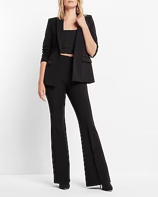 Peak Lapel One Button Hourglass Blazer | Express