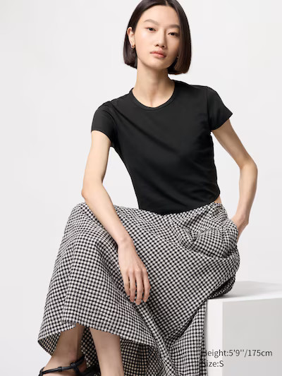 AIRism Soft Cropped T-Shirt | UNIQLO (US)