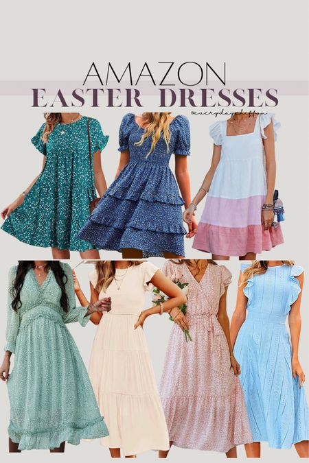 Amazon fashion Easter dresses 
Easter dress
Amazon finds 
Spring dress, wedding guest dress 

#LTKFind #LTKunder50 #LTKSeasonal