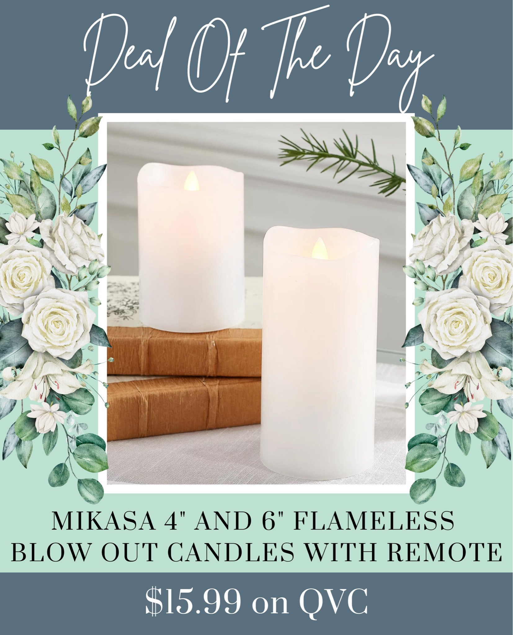 So I had a follower show me this style of candle at our meet and greet and I am obsessed! All you have to do to turn it off is blow it out like a normal candle! It is so fun! I was looking for a deal for you guys and found them on QVC! This would make a great Christmas gift! 

#LTKHome #LTKFindsUnder50 #LTKSeasonal