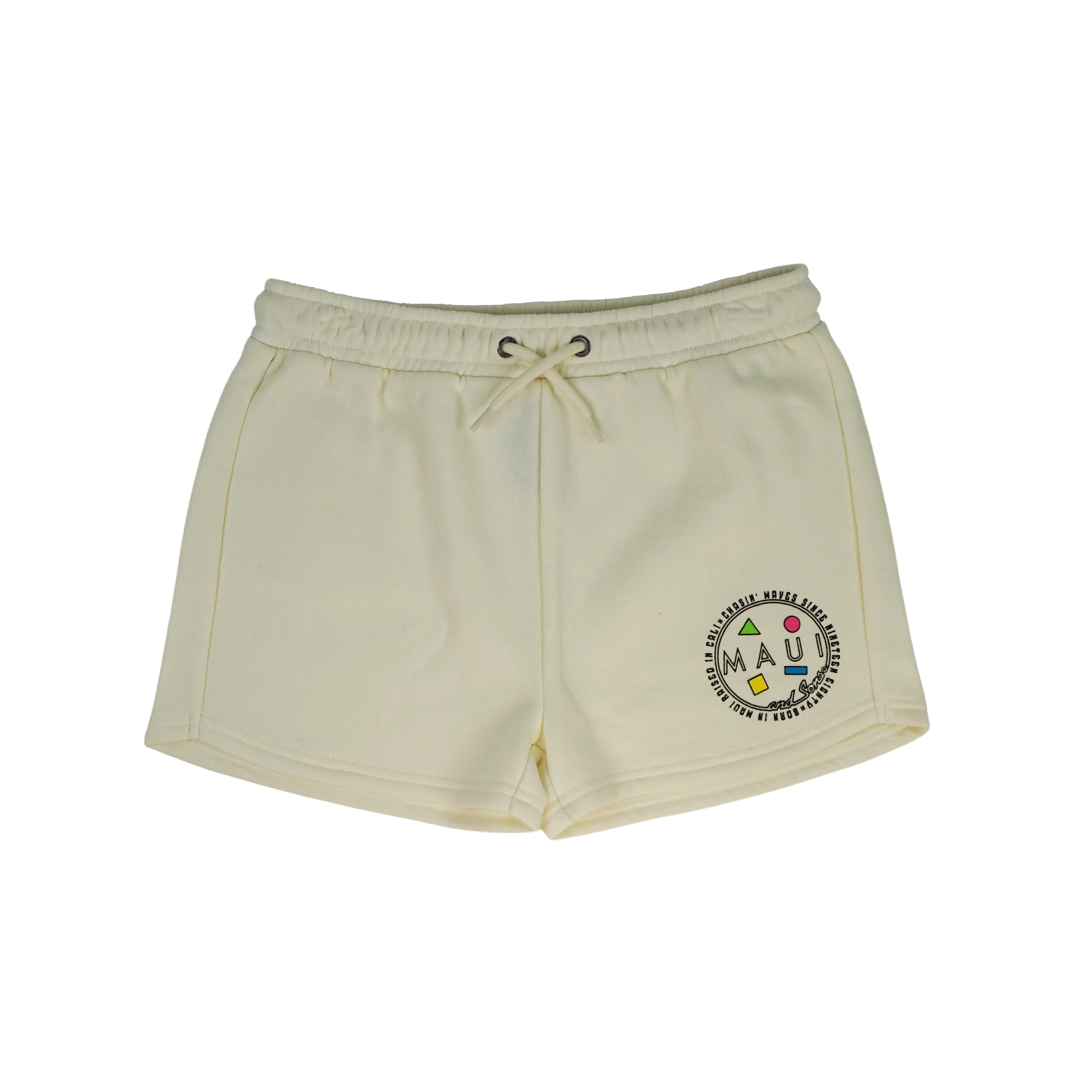 Maui and Sons Girls Fleece Shorts, Chaser Lounge Shorts, Bone, Soft Daily Wear | Walmart (US)