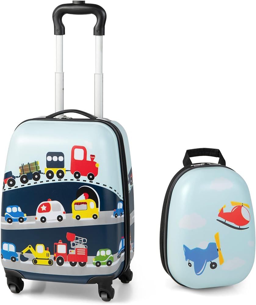 HONEY JOY 2 Pcs Kids Carry On Luggage | Amazon (US)