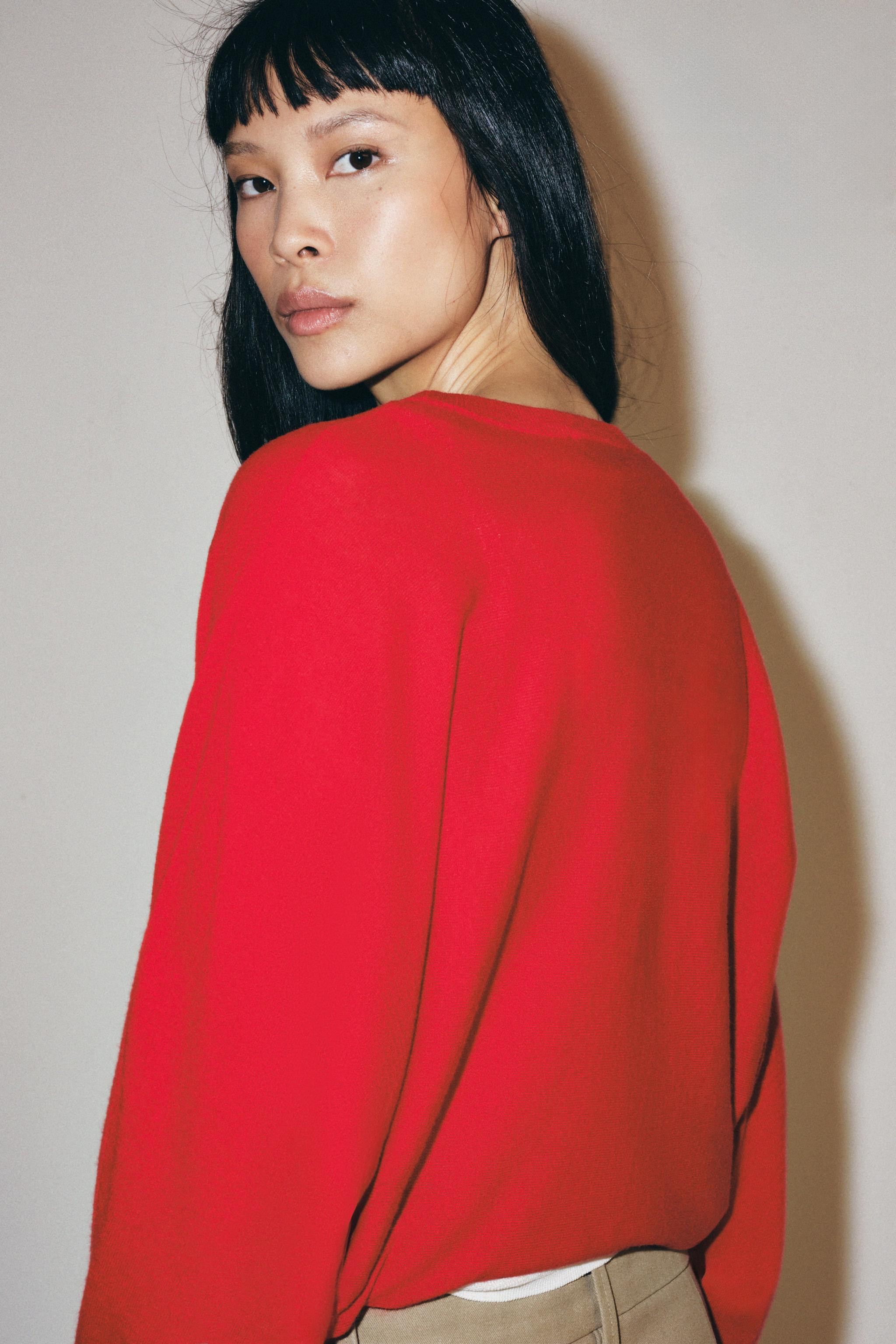 WOOL V-NECK JUMPER | Zara US