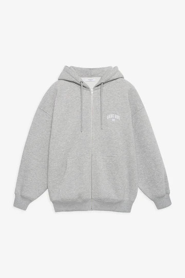 Zane Hoodie - Heather Grey | Anine Bing