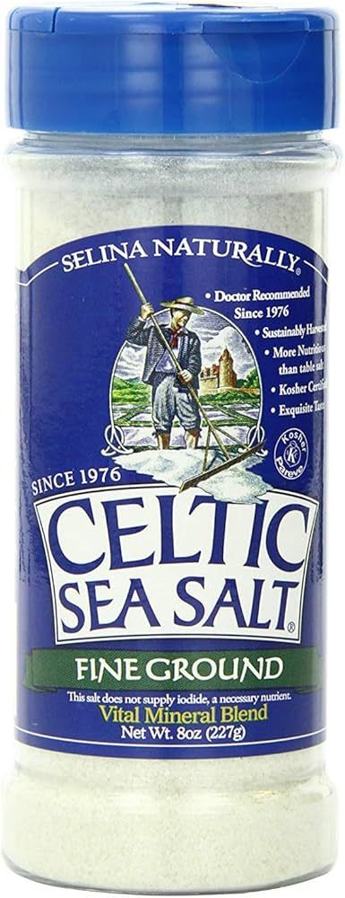 Celtic Sea Salt, Fine Ground Shaker, 8 oz | Amazon (US)