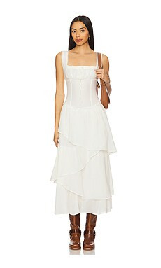 Free People x free-est In My Dreams Midi Dress in Ivory from Revolve.com | Revolve Clothing (Global)