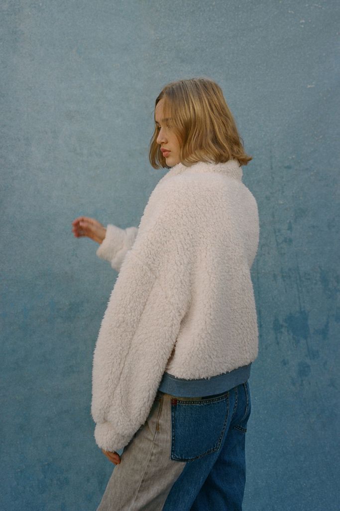 UO Laura Cozy Sherpa Jacket | Urban Outfitters (US and RoW)